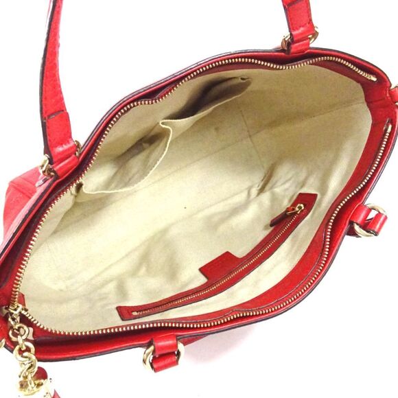 Gucci 2way Soho Handbag Red Gold Hardware - Picture 5 of 11